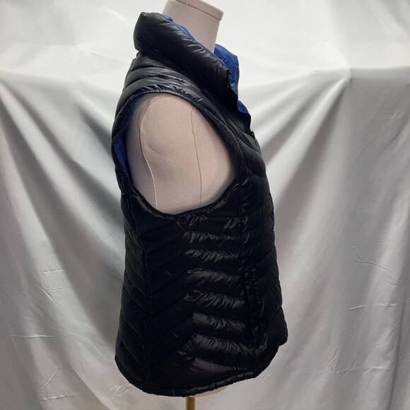 Bernardo Goose Down Puffer Vest Black Full Zip Womens Medium Full Zip Outdoor - Picture 6 of 16